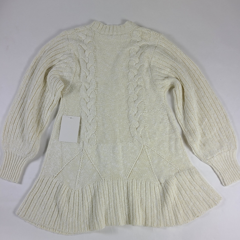 FREE PEOPLE Ivory Penelope Mini Sweater Dress - Picture 5 of 5